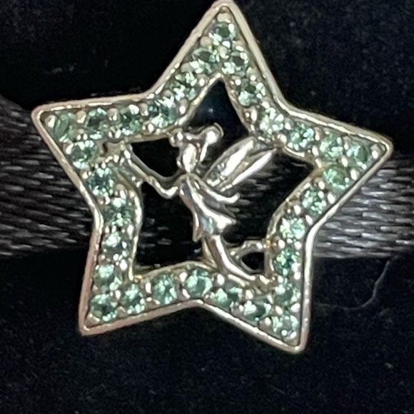 Pandora x Disney Tinkerbell Star Celestial Thimble Silver Charm - Picture 2 of 15